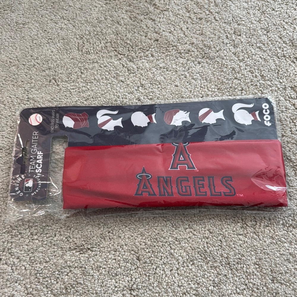 Angels FOCO Los Angeles Angels Red Scarf